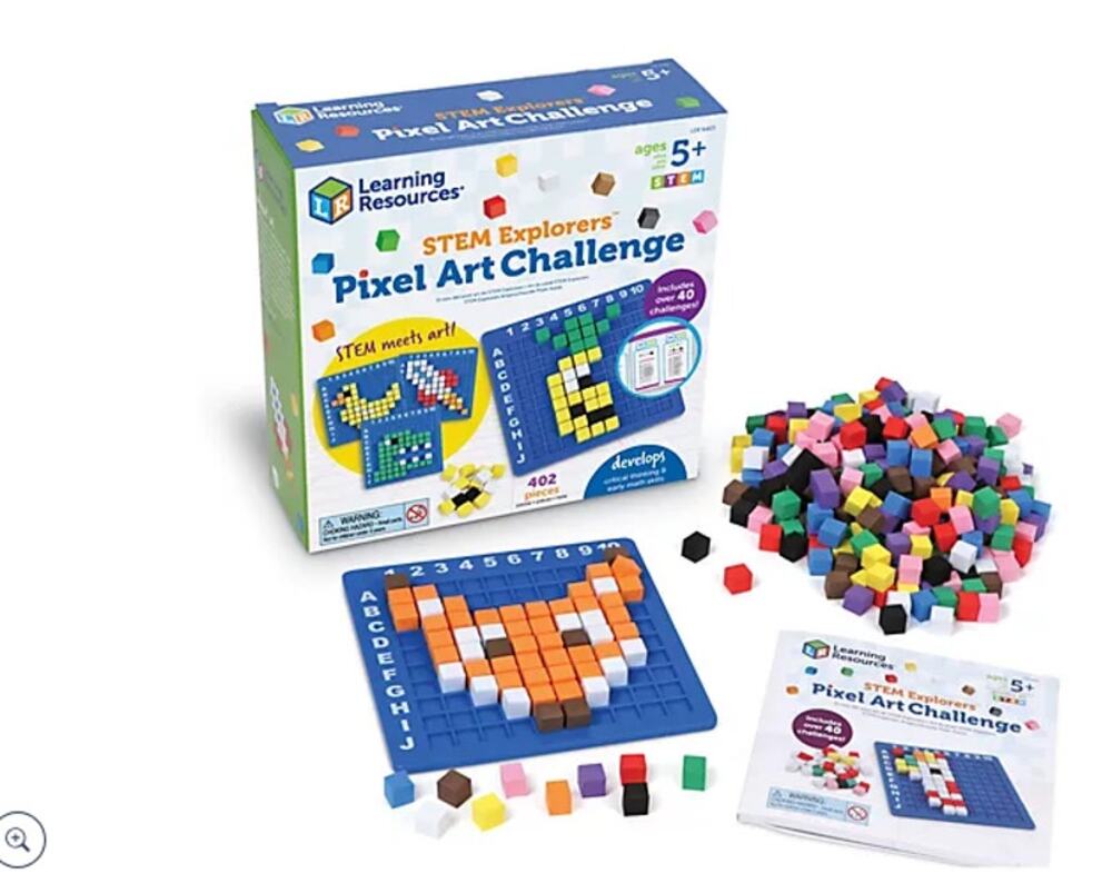 Learning Resources STEM Explorers Pixel Art Challenge Brand New